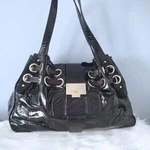 Jimmy Choo Ramona patent leather shoulder bag w/COA EUC